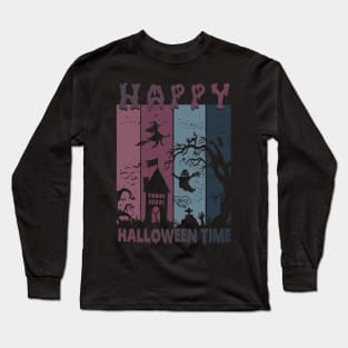 Retro halloween Long Sleeve T-Shirt